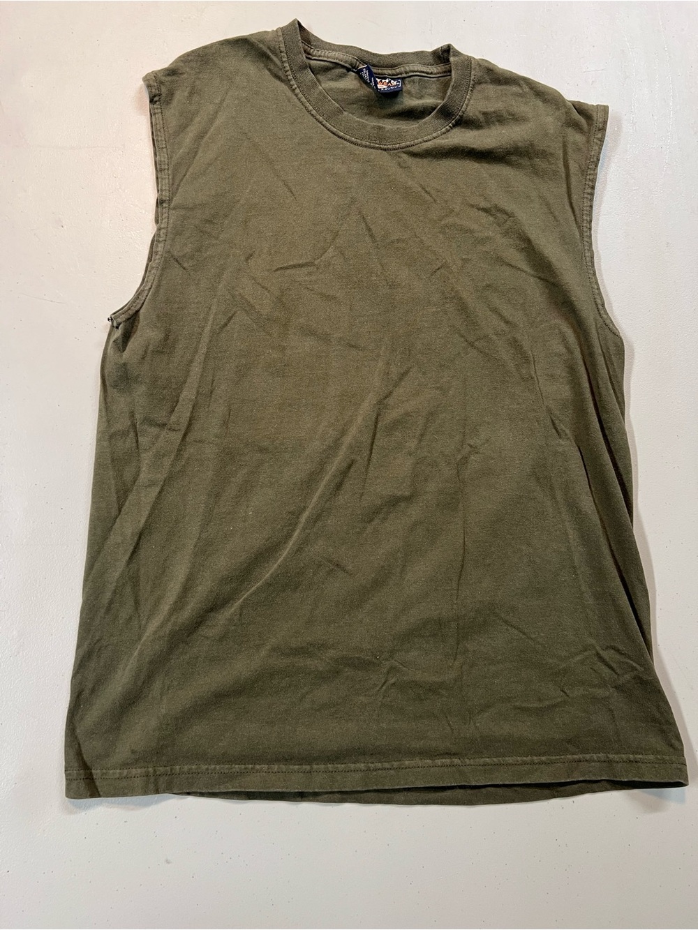 Smith’s Workwear Olive Green Sleeveless Tank Top Men’s Size L